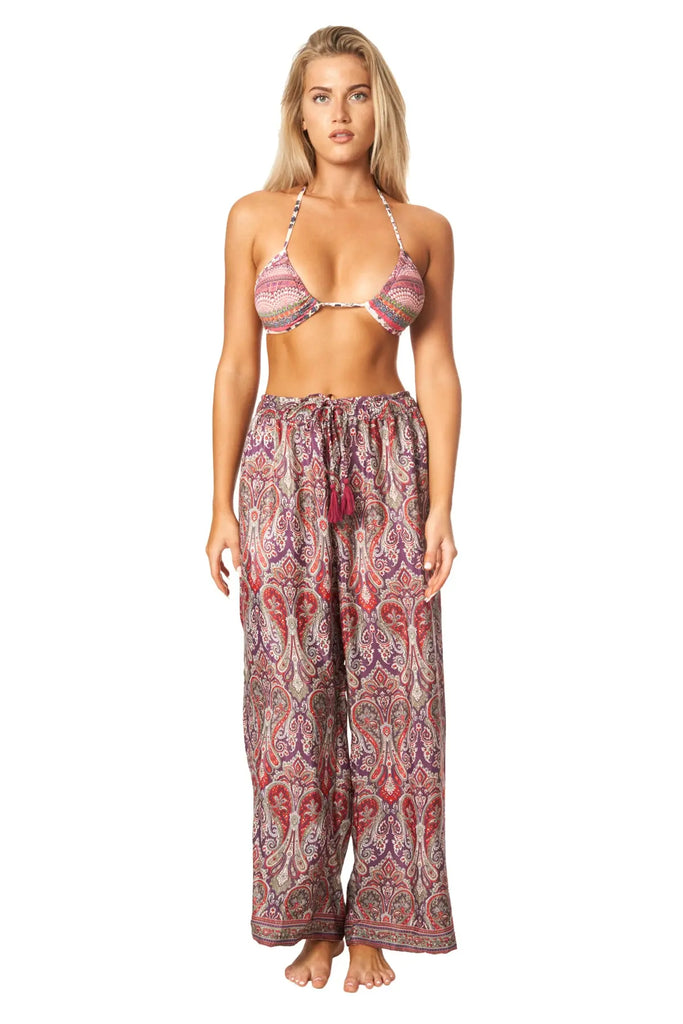 Positano Boho Spring Summer Pants - La Moda Clothing