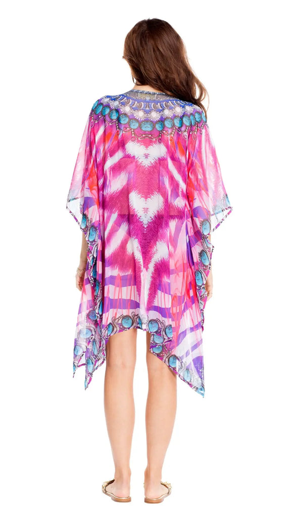 Womens Short Luxury Caftans  La Moda Clothing