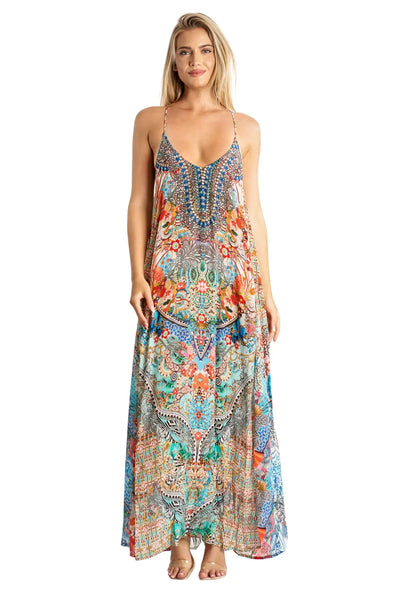 Racerback Maxi Dresses for Women - La Moda Clothing