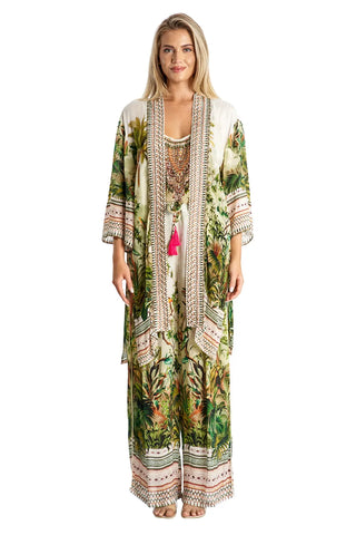 Beaded Cardigan Cape for Summer Wear - La Moda Clothing