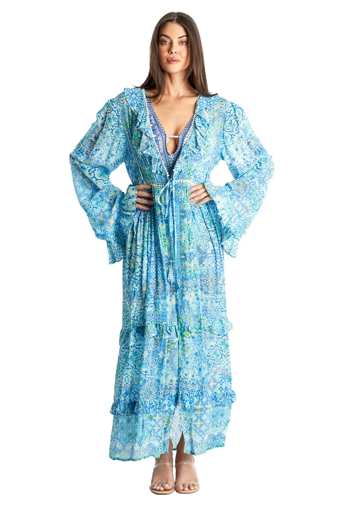 Kimono Cover Up Cape - La Moda Clothing