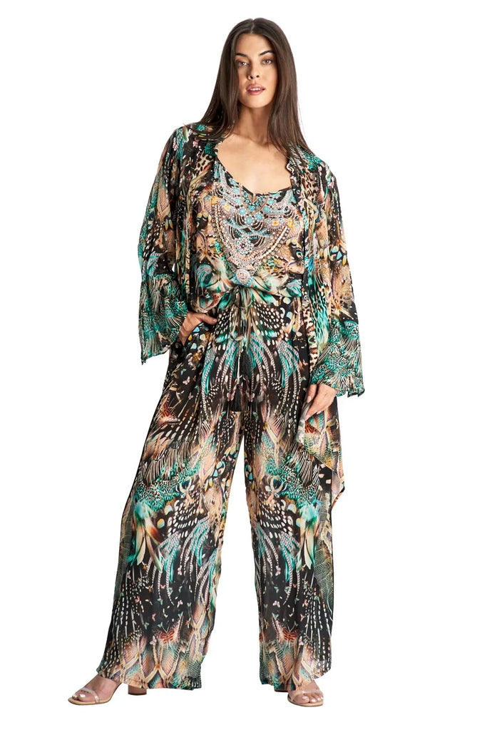 La Moda Resort Lifestyle Pant Set Cord Set - La Moda Clothing