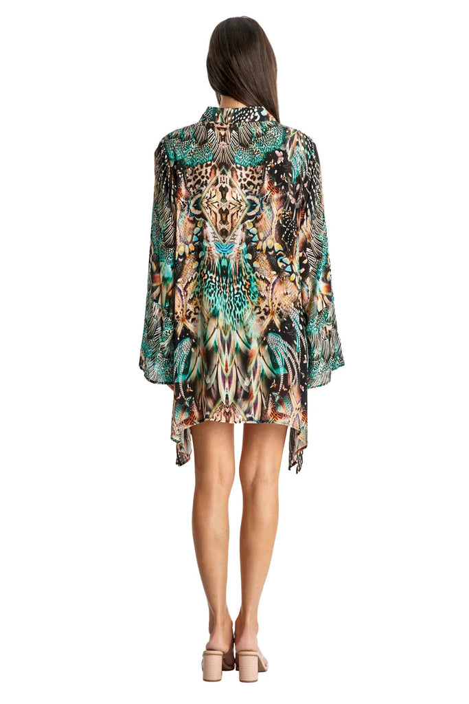 Easy Shirtdress Cover-Up - La Moda Clothing