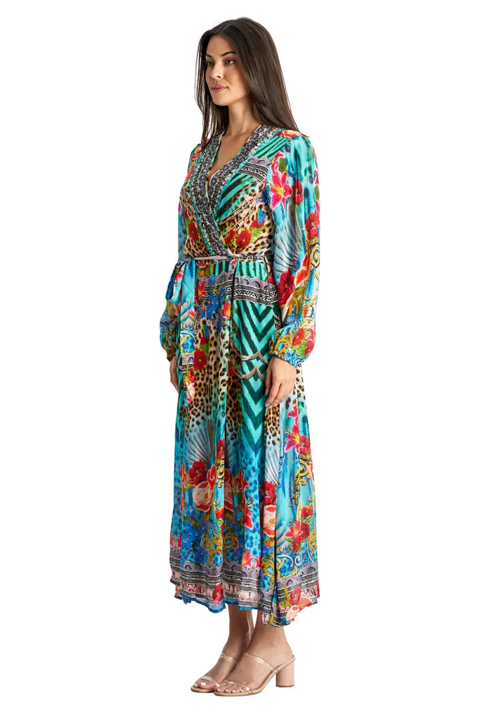 Kimono Wrap Dress La Moda Clothing