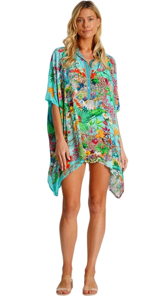 Caftan with Collar  La Moda Clothing