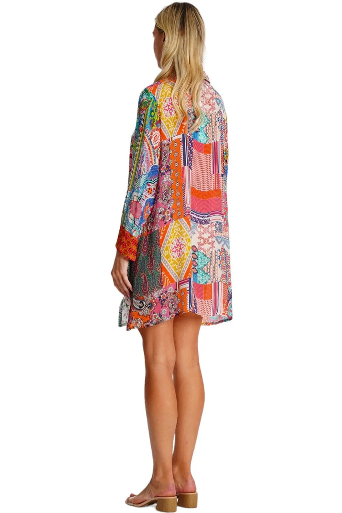 MixMatch Print Long Tunic  La Moda Clothing