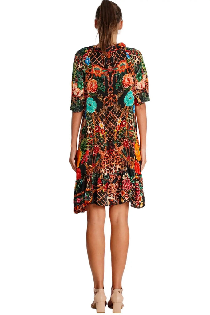 Sophie Tiered Midi Dress  La Moda Clothing