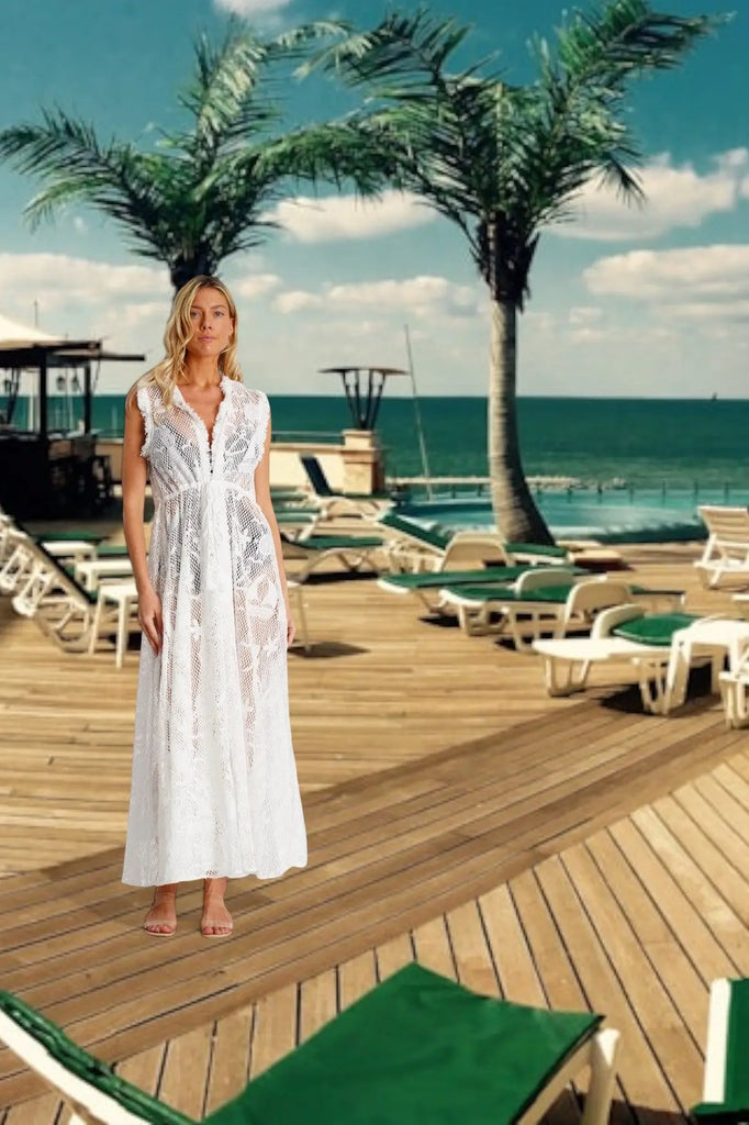 Maxi Dress Cover Up  La Moda Clothing