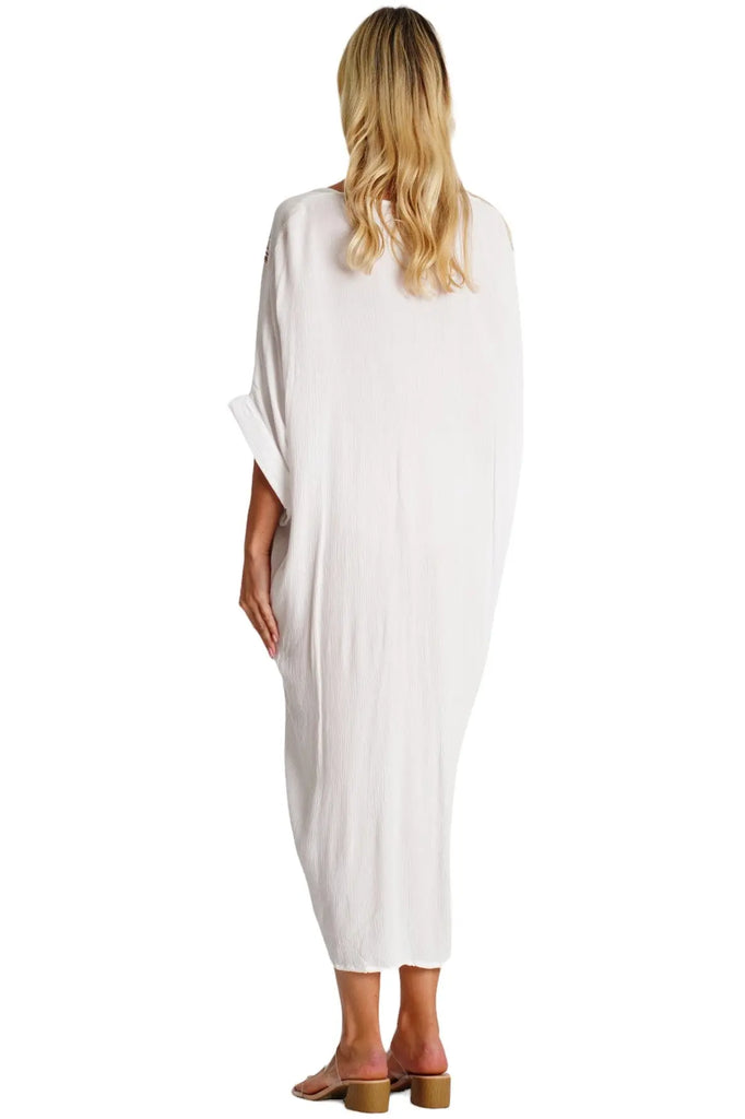 Front Knot Caftan Dress  La Moda Clothing