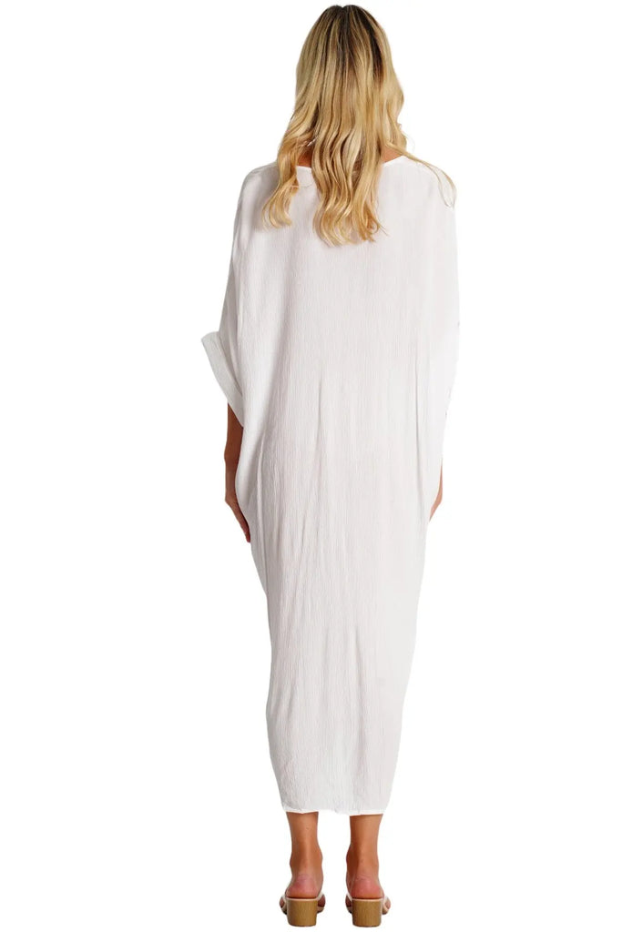 Front Knot Caftan Dress  La Moda Clothing