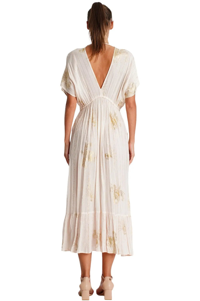 Long White Maxi Dress  La Moda Clothing