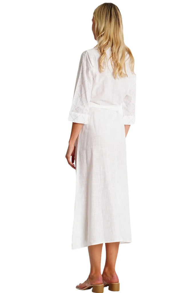 Maxi Shirt Dress  La Moda Clothing