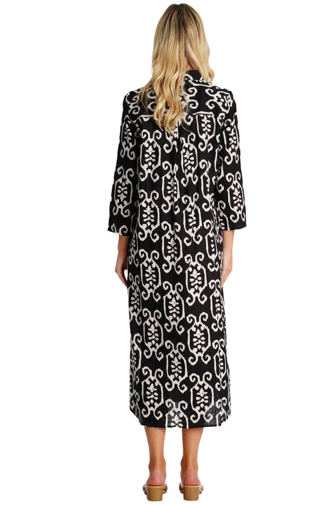 Maxi Shirt Dress  La Moda Clothing
