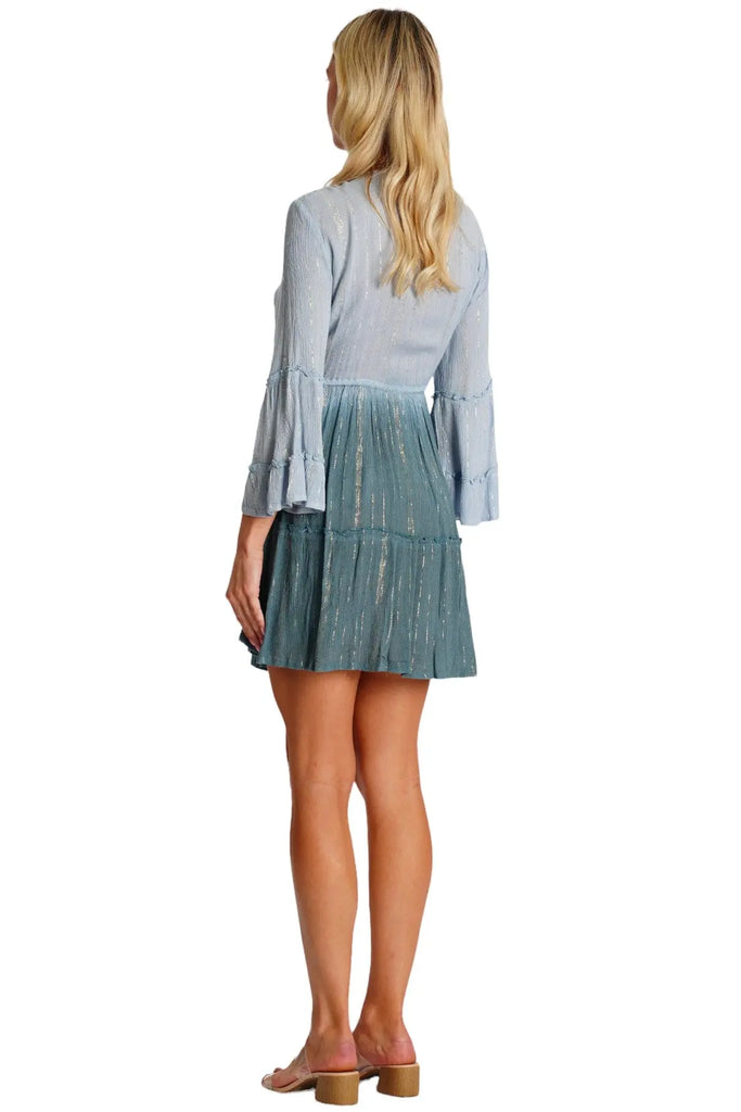 Dyed Mini Dress  La Moda Clothing