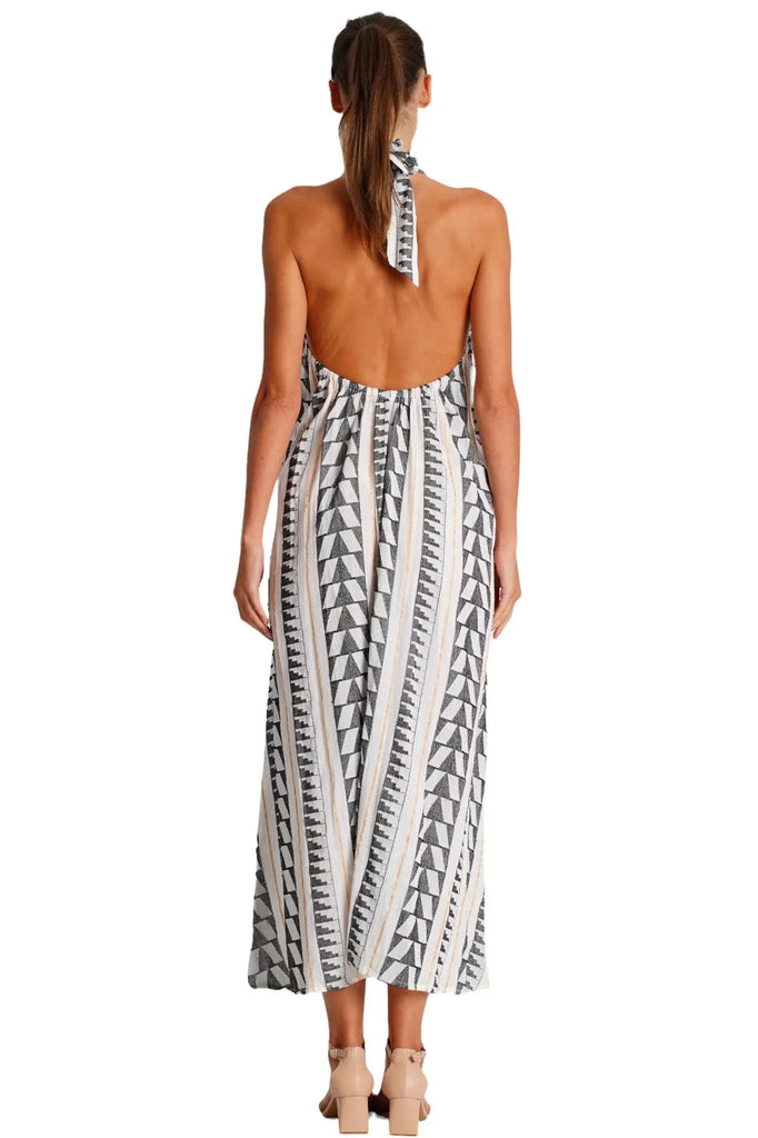 Summer Halter Neck Dress  La Moda Clothing