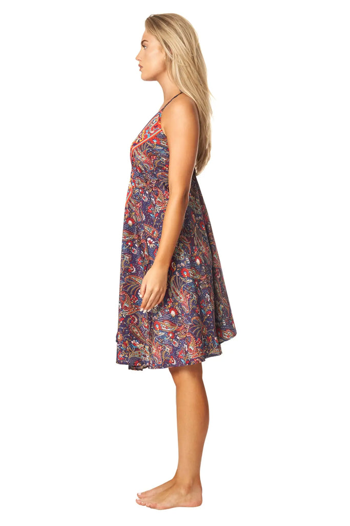 Cute Positano Mini Boho Dresses - La Moda Clothing