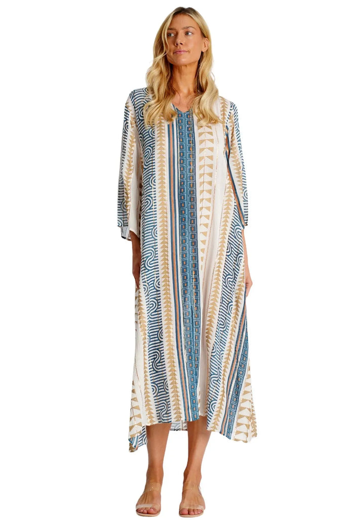 Cotton Kaftan Dress  La Moda Clothing