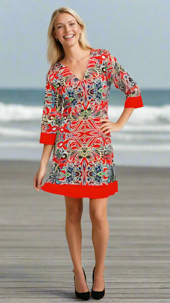 Latest Trends Tunic Dresses - Caribbean Clothing Suppliers  La Moda Clothing