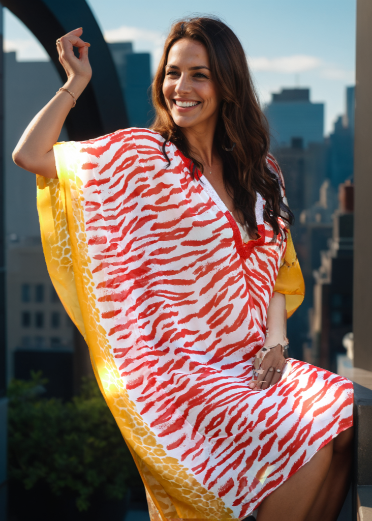 Animal Print Kaftans Wholesale  La Moda Clothing