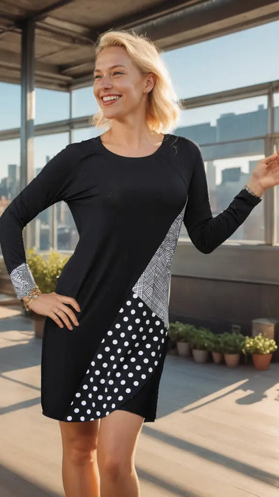 Knit Mix and Match Resort Dresses perfect for Fall | Apparel Wholesalers  La Moda Clothing