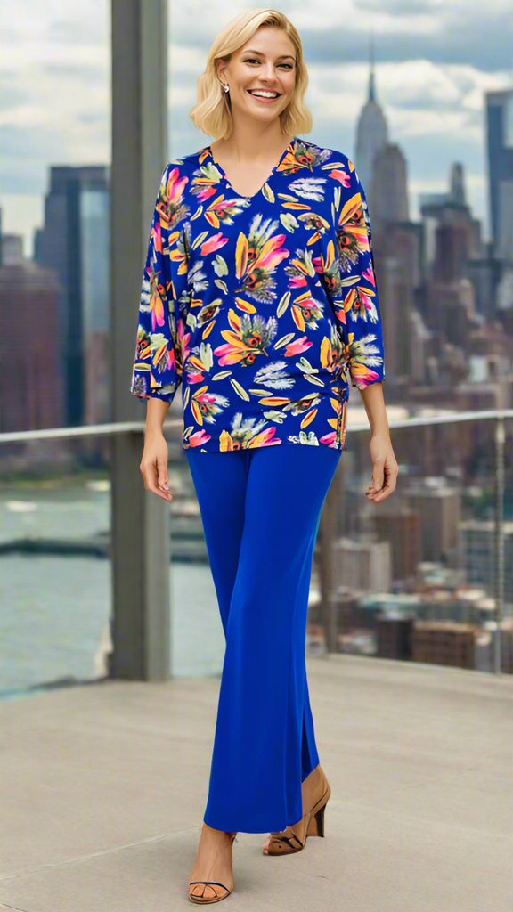 Bell Sleeve Resort Wear Tunic Tops  La Moda Clothing