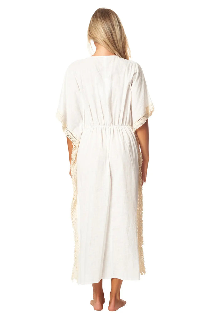 Megan Coverup Maxi Caftan Dress - La Moda Clothing