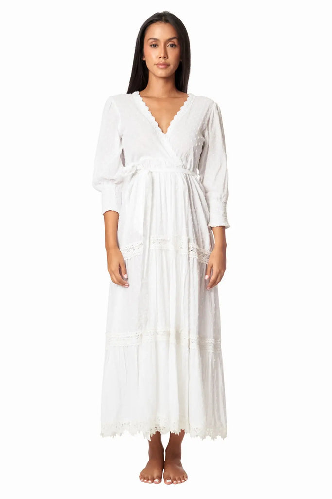 Karl Wrap Women's Maxi Dresses - La Moda Clothing