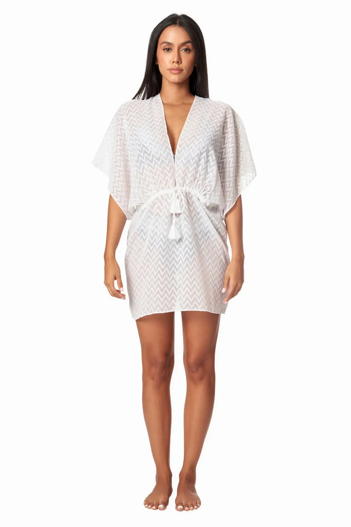 Ruby Short Robe Dress Cover up - La Moda Clothing