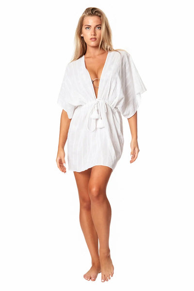 La Moda Short Robe Dress Cover up - La Moda Clothing