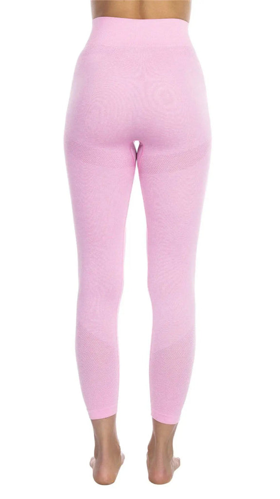 Club Moda Rib Detail Seamless Gym Leggings wholesale - La Moda Clothings