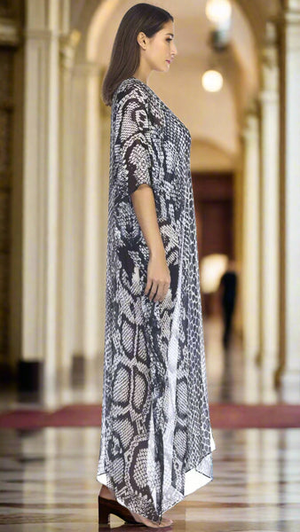 Front Open Maxi Kaftan - Side Drape Maxi Kaftan | Wholesale