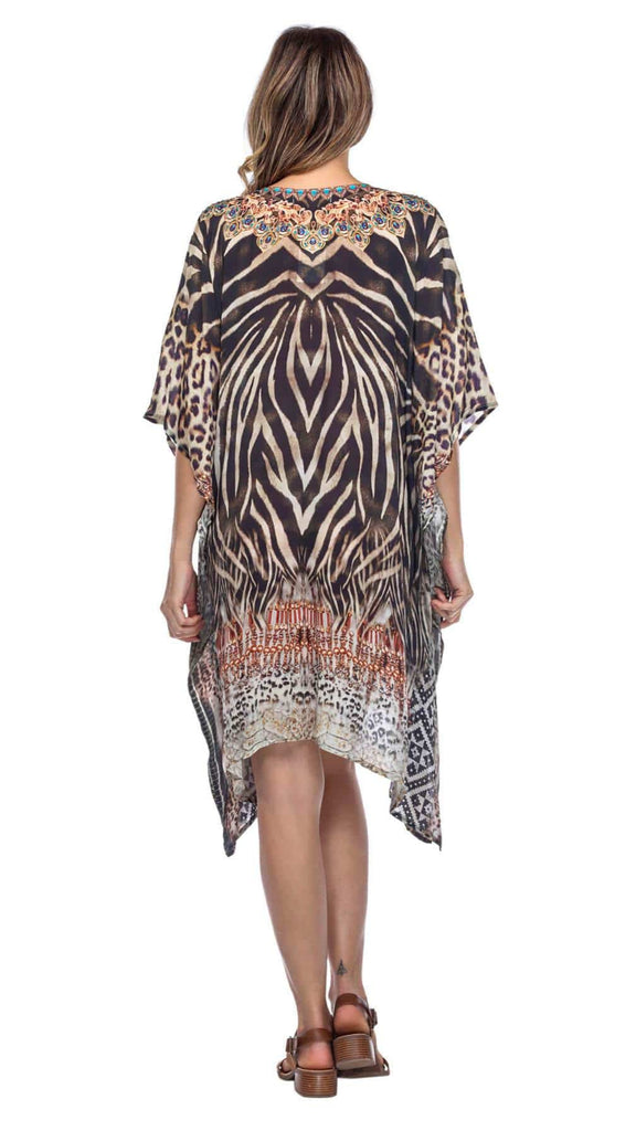 Women's Short Caftans for Lounging - La Moda Clothings
