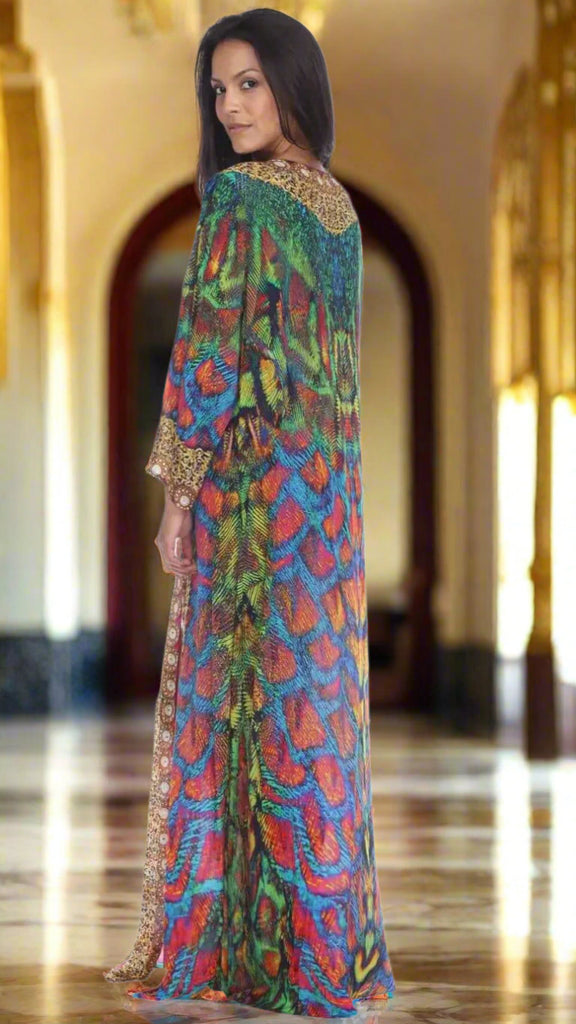 Wholesale Cover-Up Kimonos For Women In Multi-Color Made From Imported Polyester - La Moda Clothings