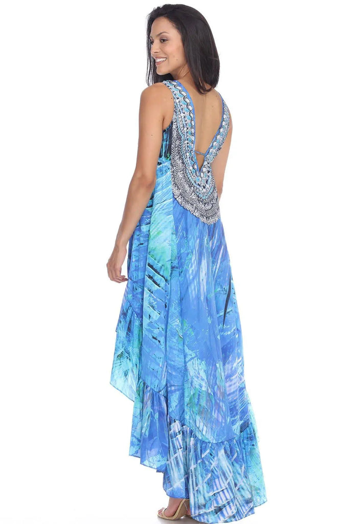 High Low Dresses Resort Beach Boho Casual Summer Evening Vestido Dress Vacation Travel Bohemian… - La Moda Clothings