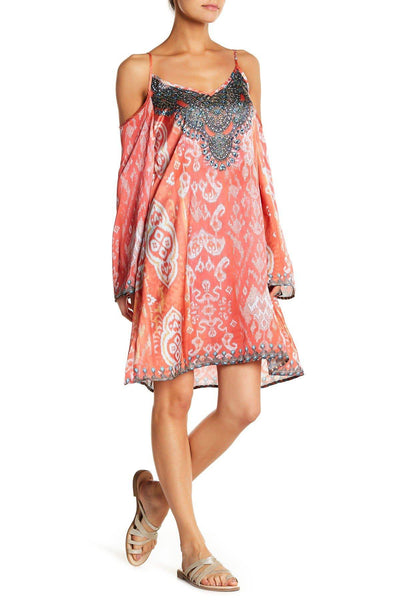 Cold Shoulder Summer Dresses 1465-1426 - La Moda Clothings
