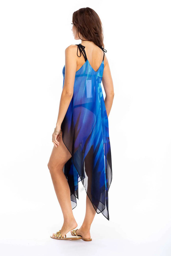 Sexy Hi-Lo Beach Cover Up Dress - La Moda Clothings