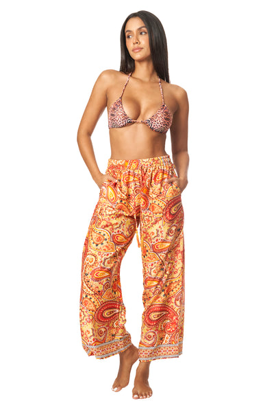 Positano Boho Spring Summer Pants - La Moda Clothing