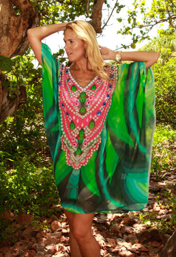 Tropical Caftan  La Moda Clothing