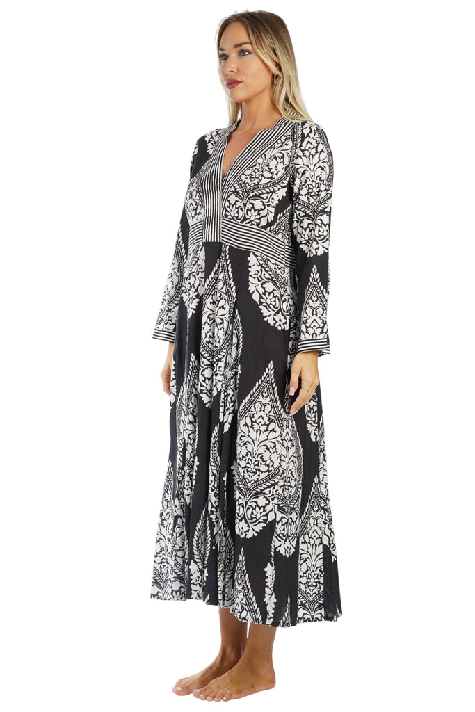 Bohemian Resort Midi Dress for Boutiques | Vacation & Cruise Wear Wholesale  La Moda Clothing