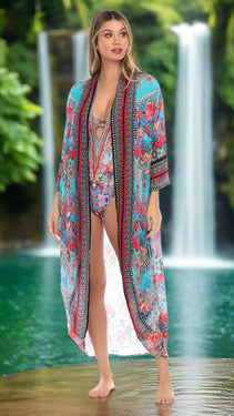 Swim Cover Up Kimono Cape  La Moda Clothing