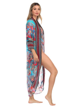 Swim Cover Up Kimono Cape  La Moda Clothing
