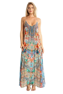 Racerback Maxi Dresses for Women - La Moda Clothing