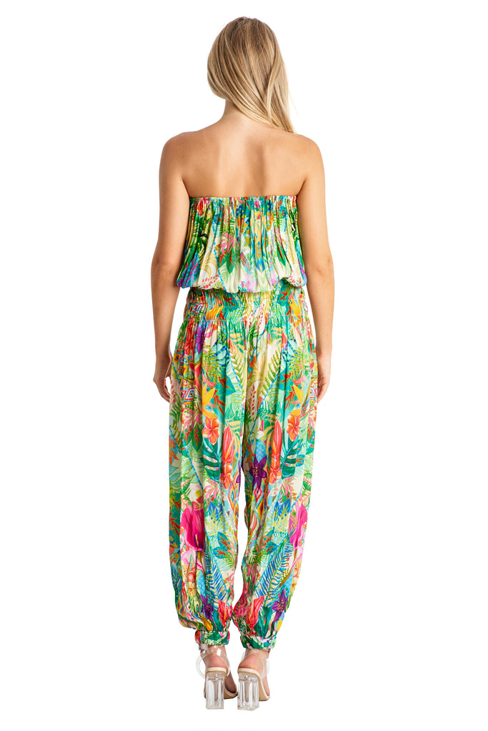 Hippie Bohemian Jumpsuits with Front Pockets