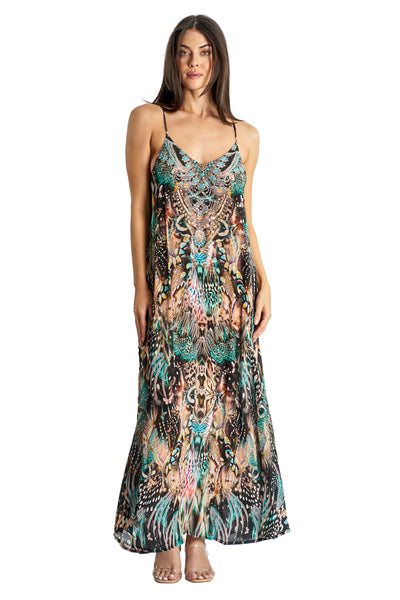 Racerback Maxi Dress for Resort or Cruise