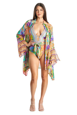 Beach Resort Easy Shirtdress Cover-Up - La Moda Clothing