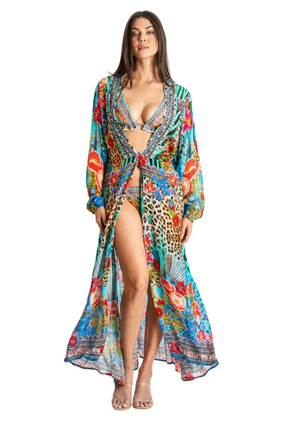 Kimono Wrap Dress La Moda Clothing