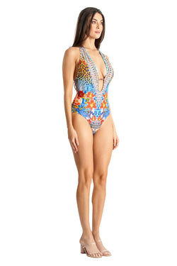 Embellished Swimsuit La Moda Clothing