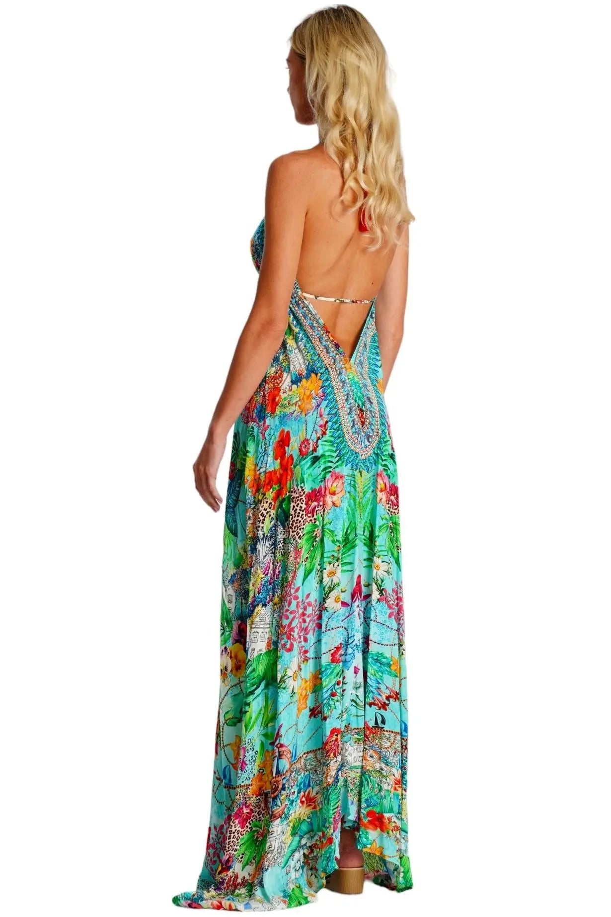 Luxury Maxi Resort Dress  La Moda Clothing