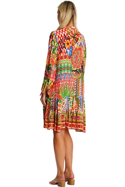 Natalie Tropcal Shirtdress  La Moda Clothing