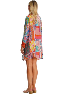 MixMatch Print Long Tunic  La Moda Clothing